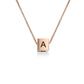 Custom Alphabets Cube Necklace